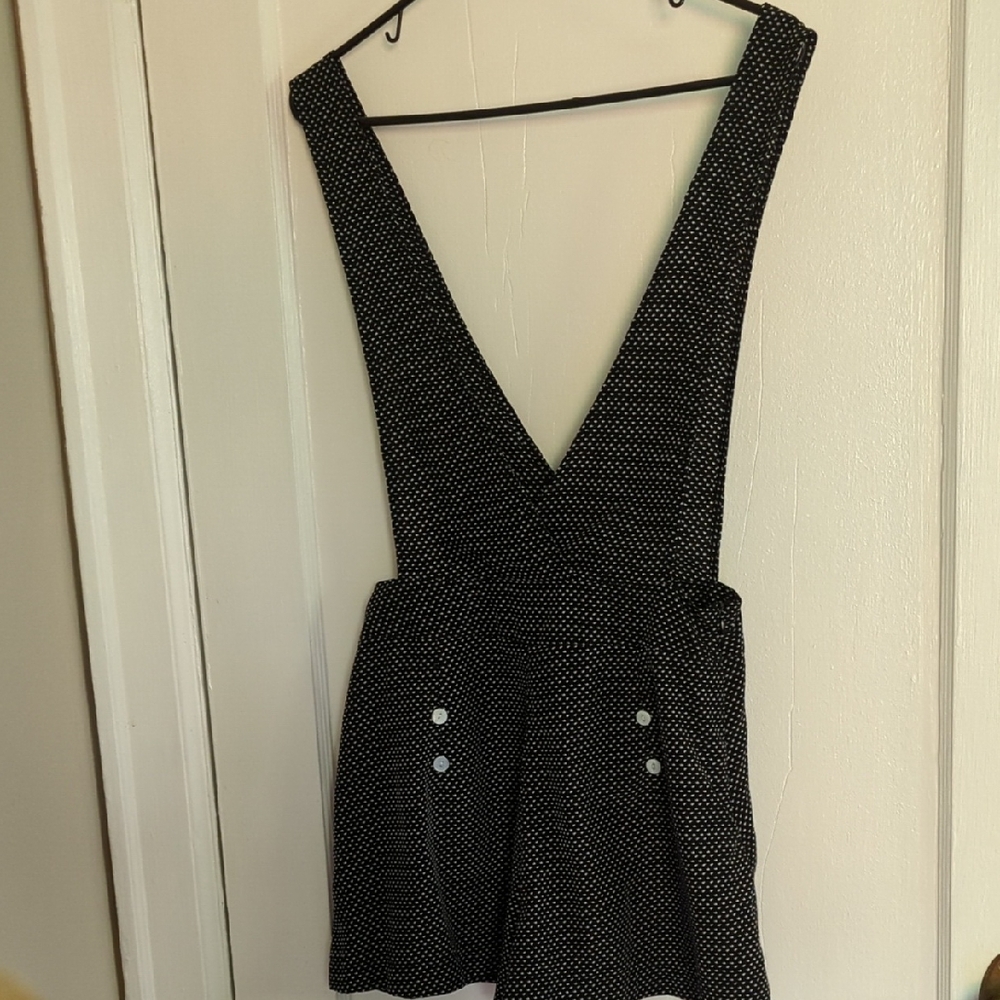 Black Polka Dot Romper